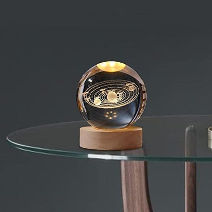 Orbit Luma | 3D Galaxy Crystal Ball Night Light