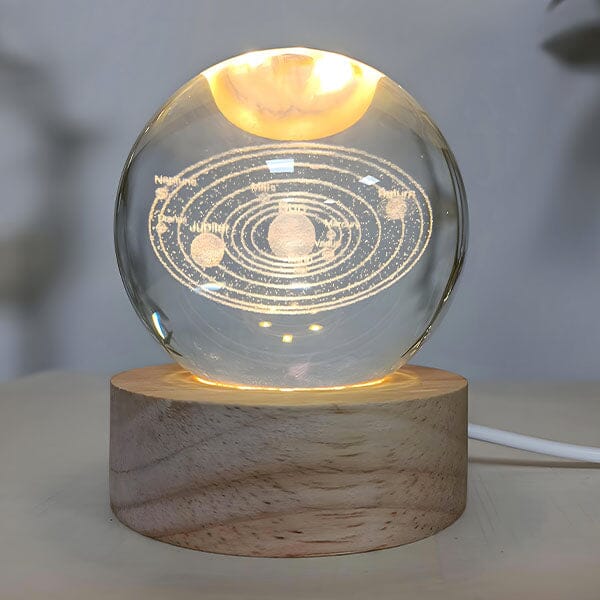 Orbit Luma | 3D Galaxy Crystal Ball Night Light